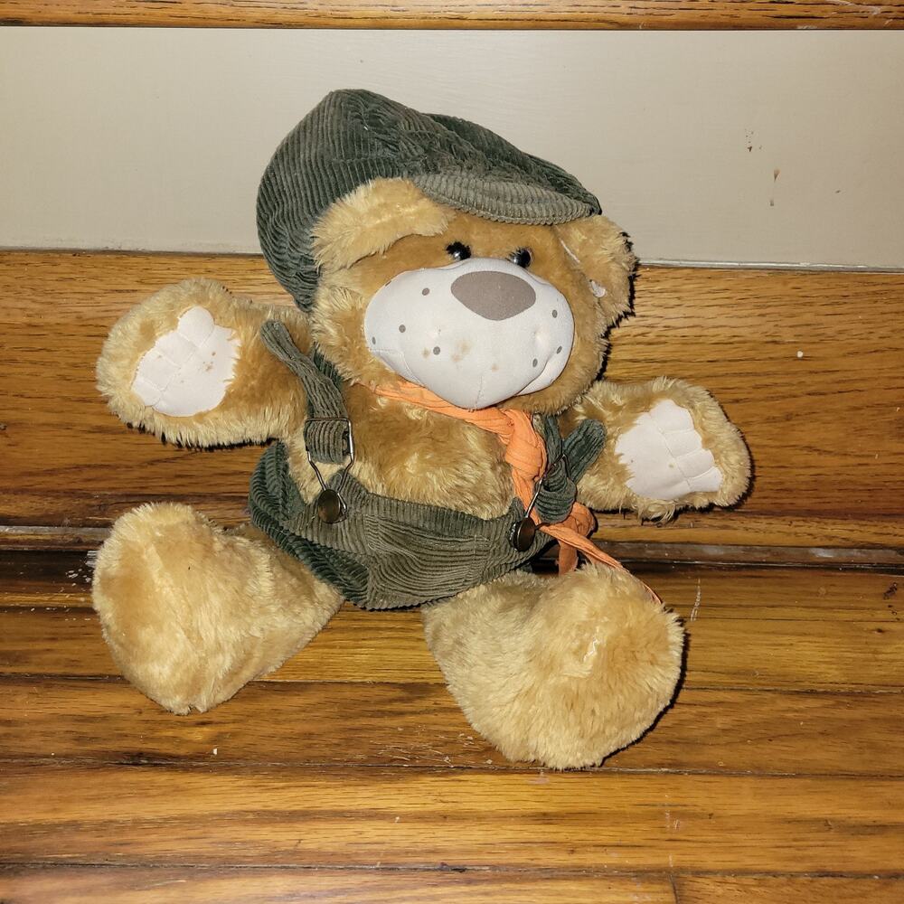 PLUSH 1985 Vintage "Happiness Aid" Teddy Bear; Excellent condition, minimal wear